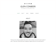 Tablet Screenshot of glenconbeer.com